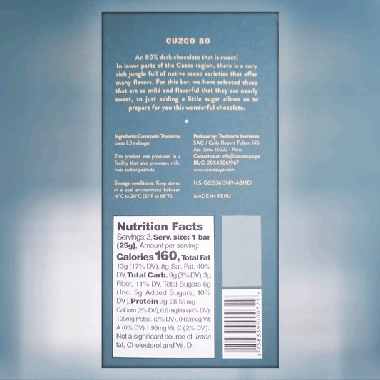 Cacaosuyo Cuzco 80%